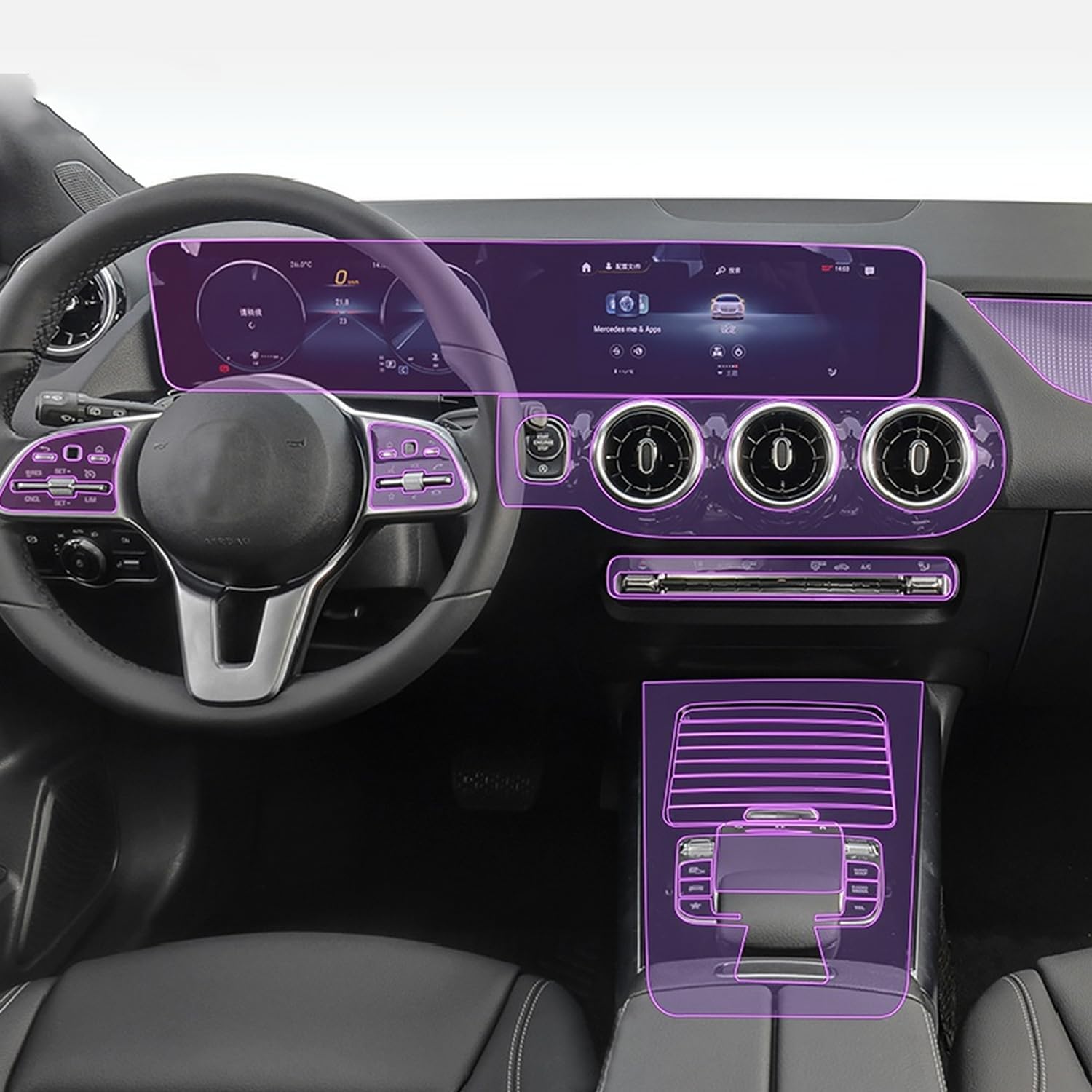 JCAKES カーナビゲーションスクリーンプロテクターLCDディスプレイ