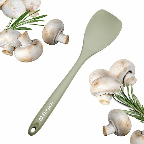 Miniatura 13 de Starpack 'The All Rounder' Espátula Spoonula de Silicona Premium - Cucharas Espátula de Silicona Resistentes al Calor hasta 600°F - Mejores Verde