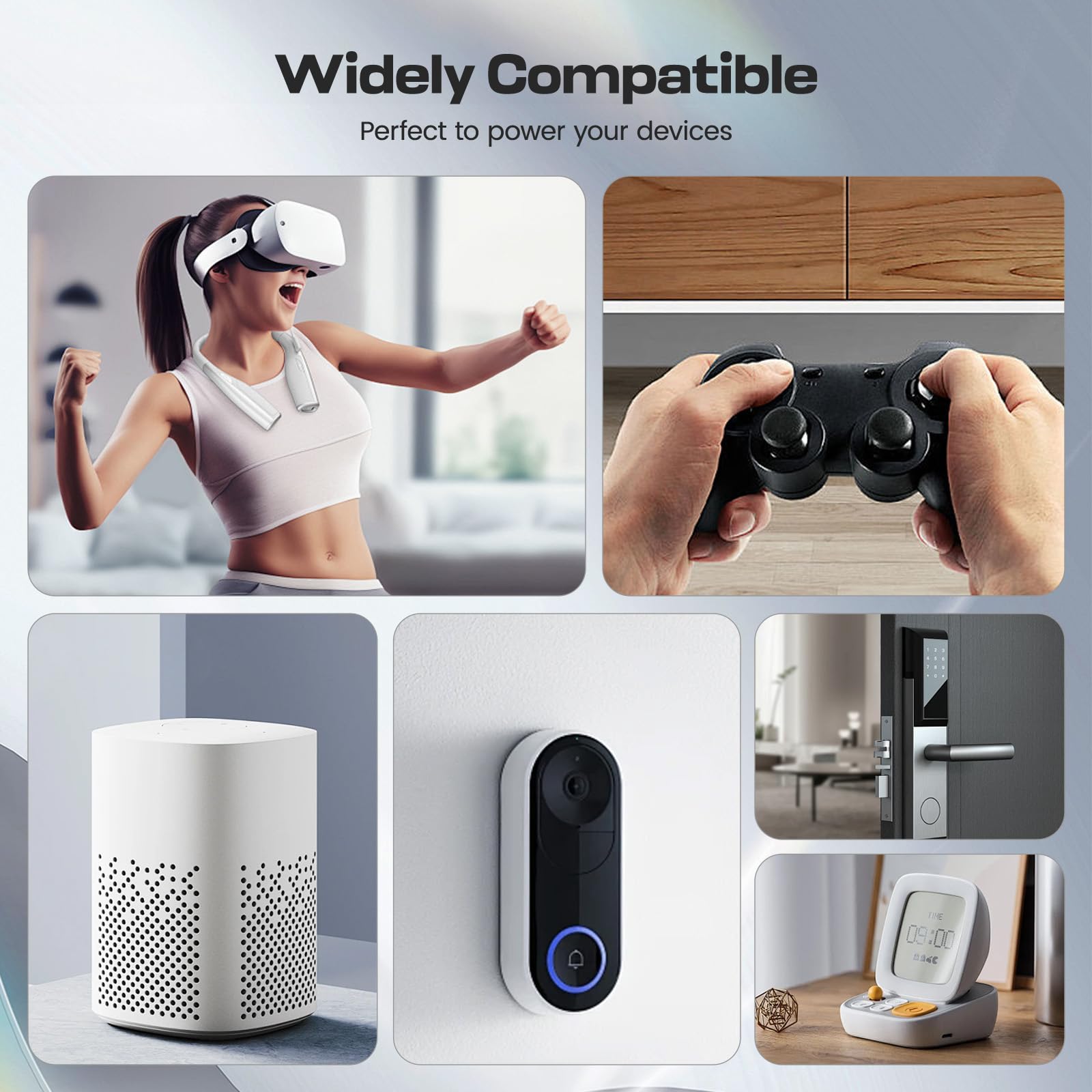 Rechargeable AAA Batteries 800mAh – Pre-Charged – Re-use 1000+ Times – Retains Power After 5 Years – Rechargeable Battery AAA – Pack of 8