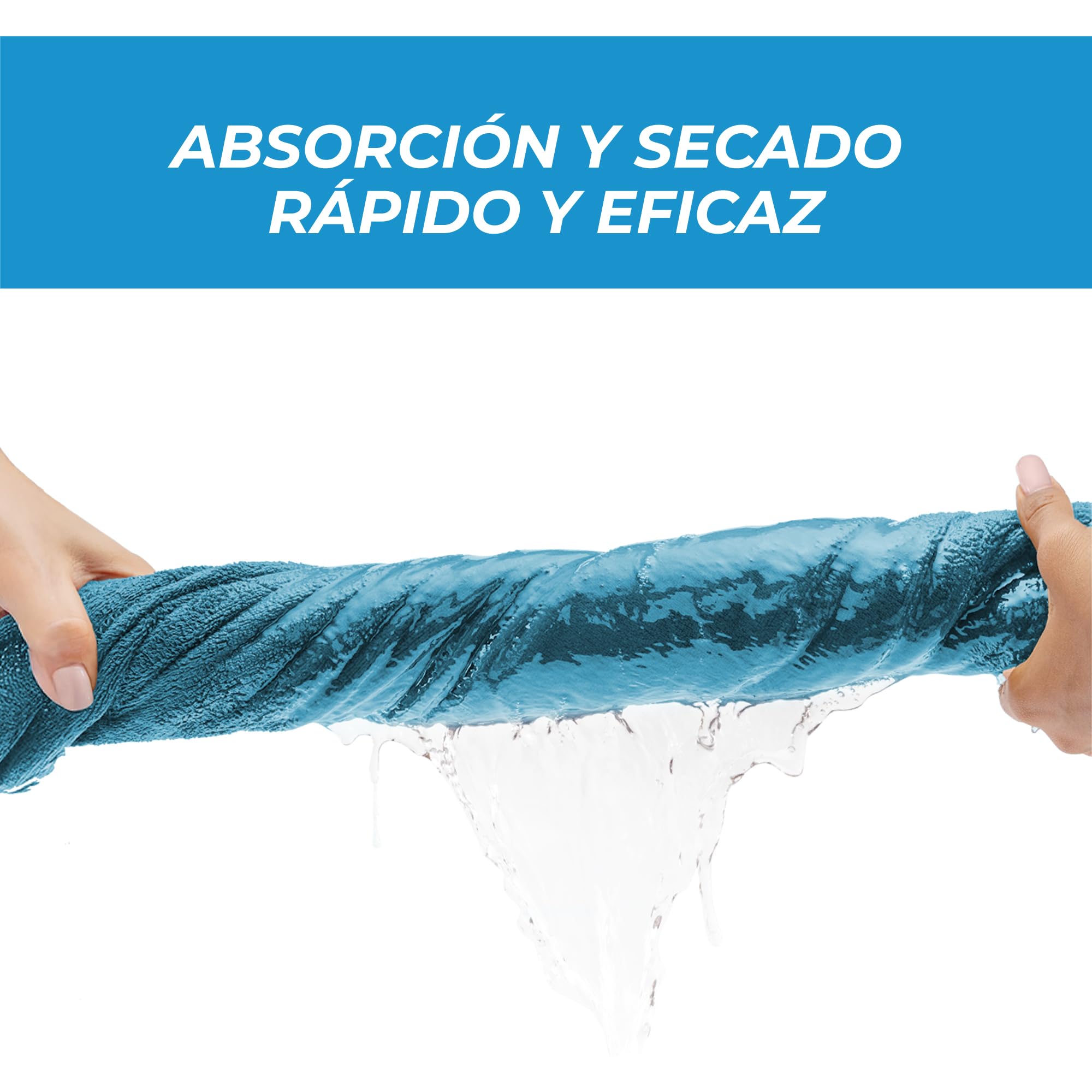 Toalla Microfibra Gimnasio - Secado Rápido, Bolsillo con Cremallera - Toalla Gimnasio Compacta y Suave para Hombre y Mujer