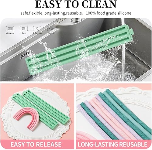 Miniatura 4 de KALAIEN Moldes para fondant de cuerda de cáñamo, moldes barrocos de silicona para manualidades, molde de arcilla con molde de yodo de cuerda para