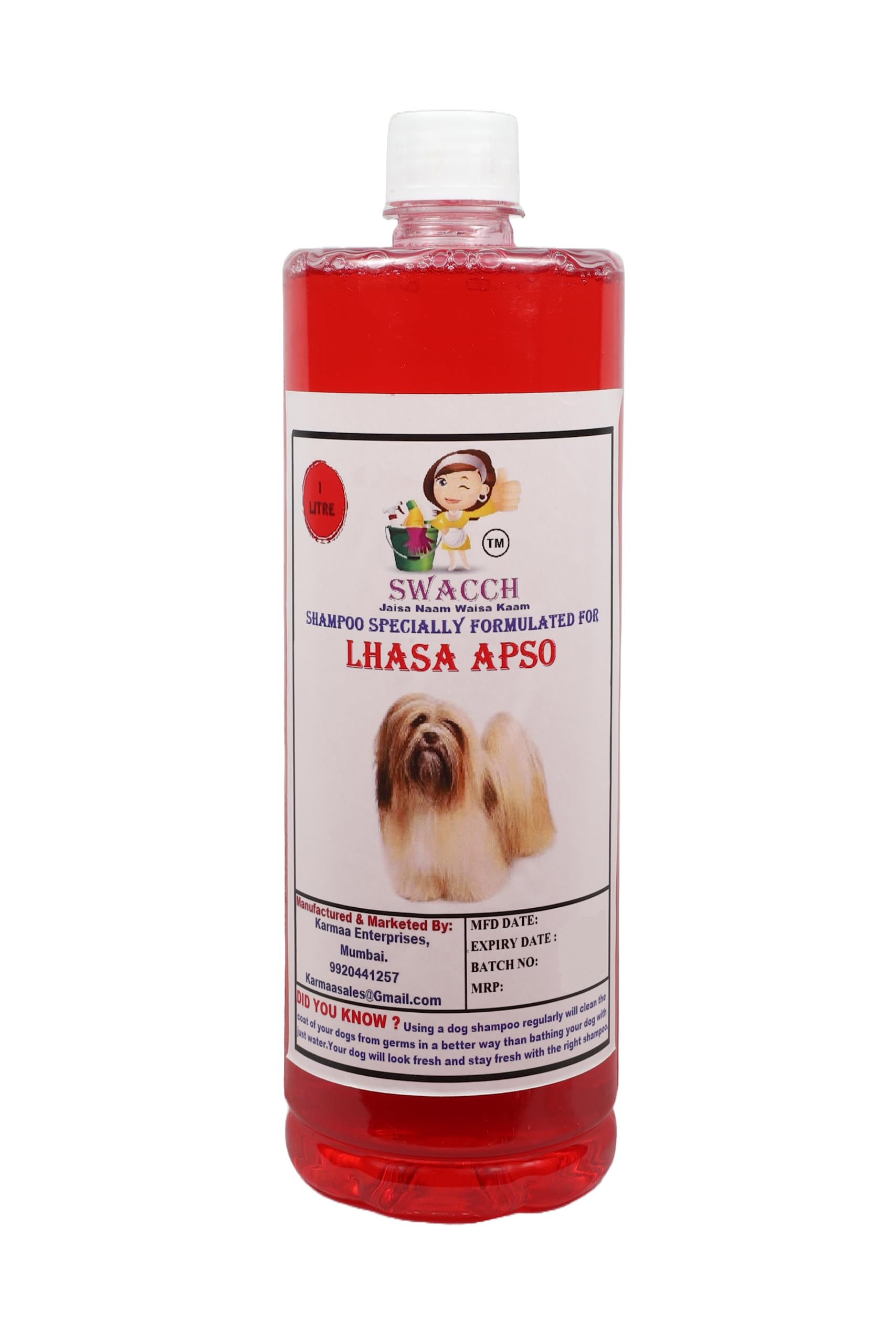 Swacch Shampoo Specially Formulated for Lhasa APSO (1 Litre) Jasmine (B0BR85YVNW) Amazon Price History, Amazon Price Tracker