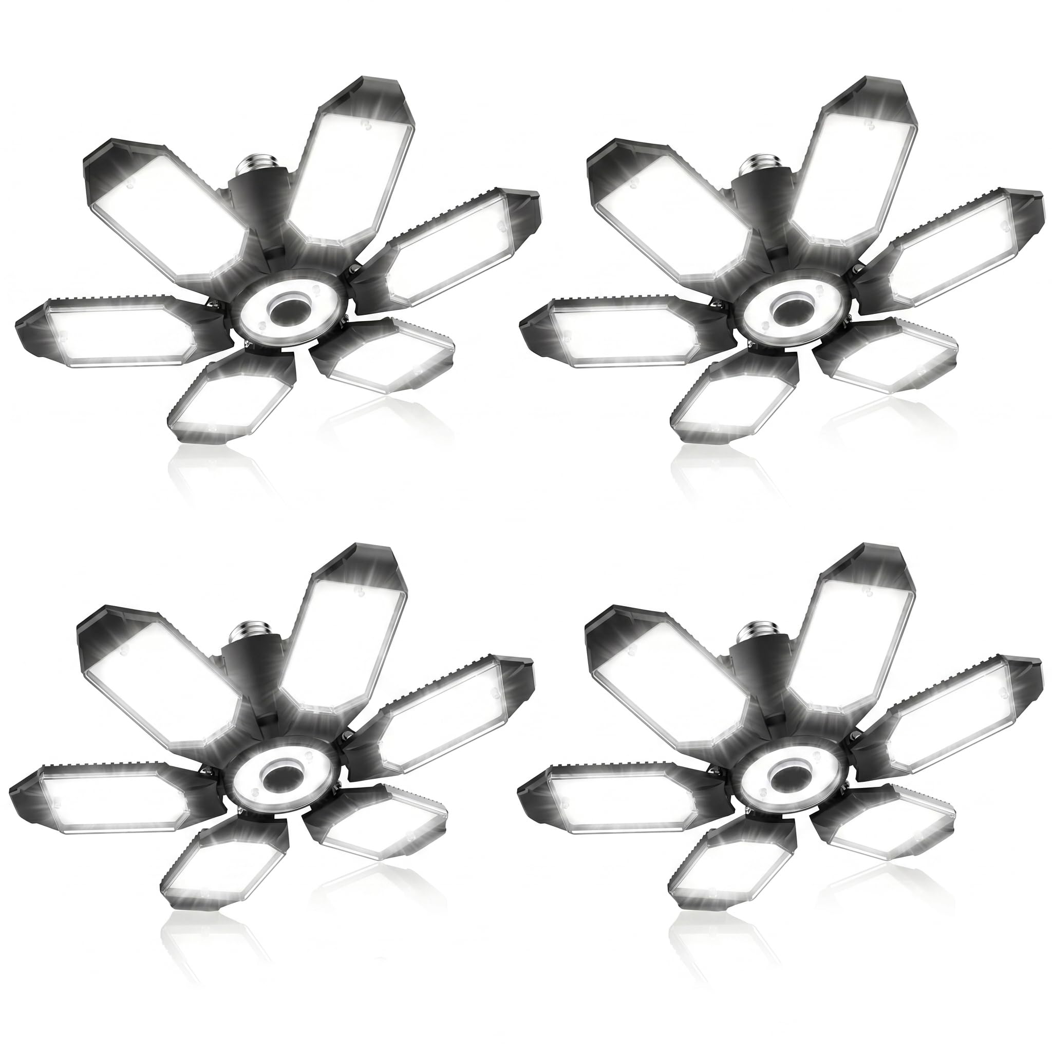 Photo 1 of AYSEMO 100W LED Garage Lights - 4 Pack