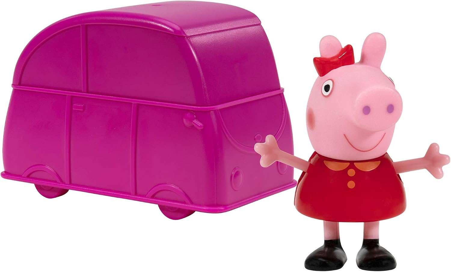 Peppa Pig Car Surprise Blind, 6 Pack - Collectible Mini Figures and Cars, Chosen at Random - Includes 1 Exclusive Mystery Figure Inside Each Pack – Toys for Kids - Amazon Exclusive