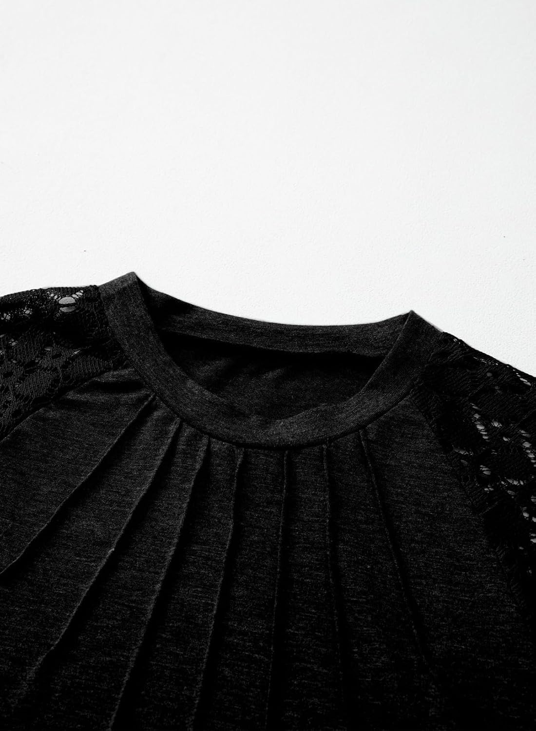 blibean Teen Girls Semi Formal Bloues Kids Lace Long Sleeve Shirts Size 6-15 Years - Image 7