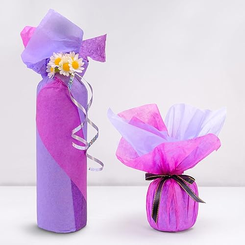 Miniatura 10 de MR FIVE 90 hojas de papel de seda naranja a granel, 14 x 20 pulgadas, papel de seda naranja para bolsas de regalo, bolsa de regalo de color otoñal,