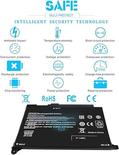 Miniatura 6 de BP02XL 849909-850 Batería para HP Pavilion 15-AU000 15-AW000 Series 15-AU123CL 15-AU063CL 15-AU091NR 15-AW053NR 15-AU018WM 15-AU010WM 8499 569-4 21