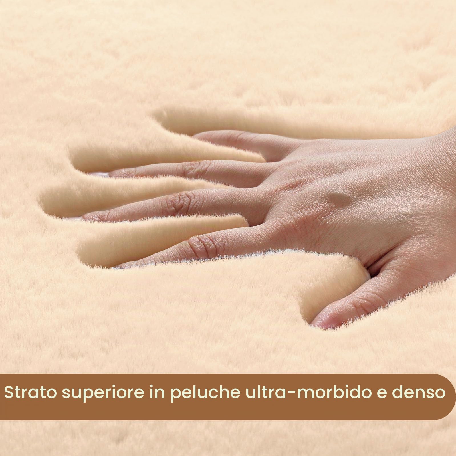 Sour Lemon Tappeto morbido per soggiorno, liscio, in pelliccia di coniglio, a pelo corto, antiscivolo, moderno, per camera da letto, decorazione di lusso, tappeto soffice