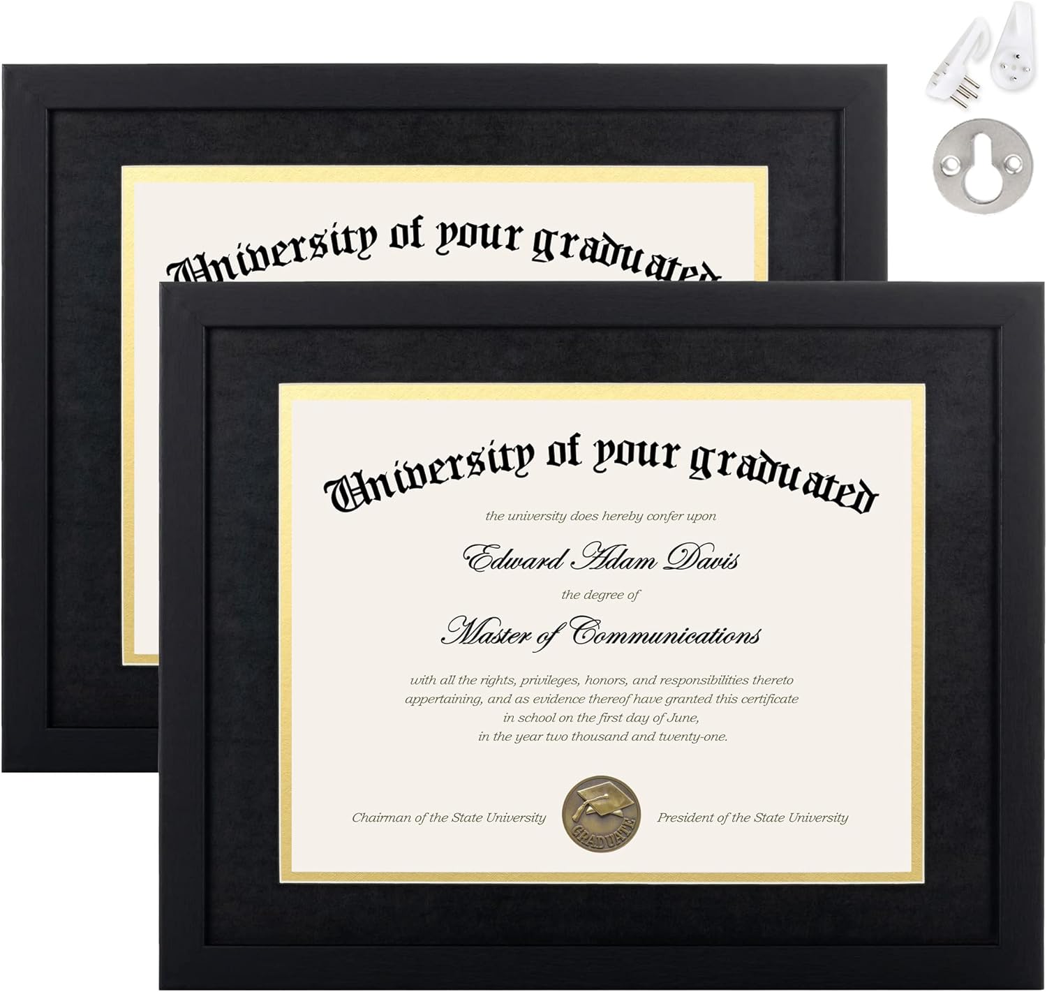 upsimples 5pack 11x14 Picture Frame Bundle with 2pack