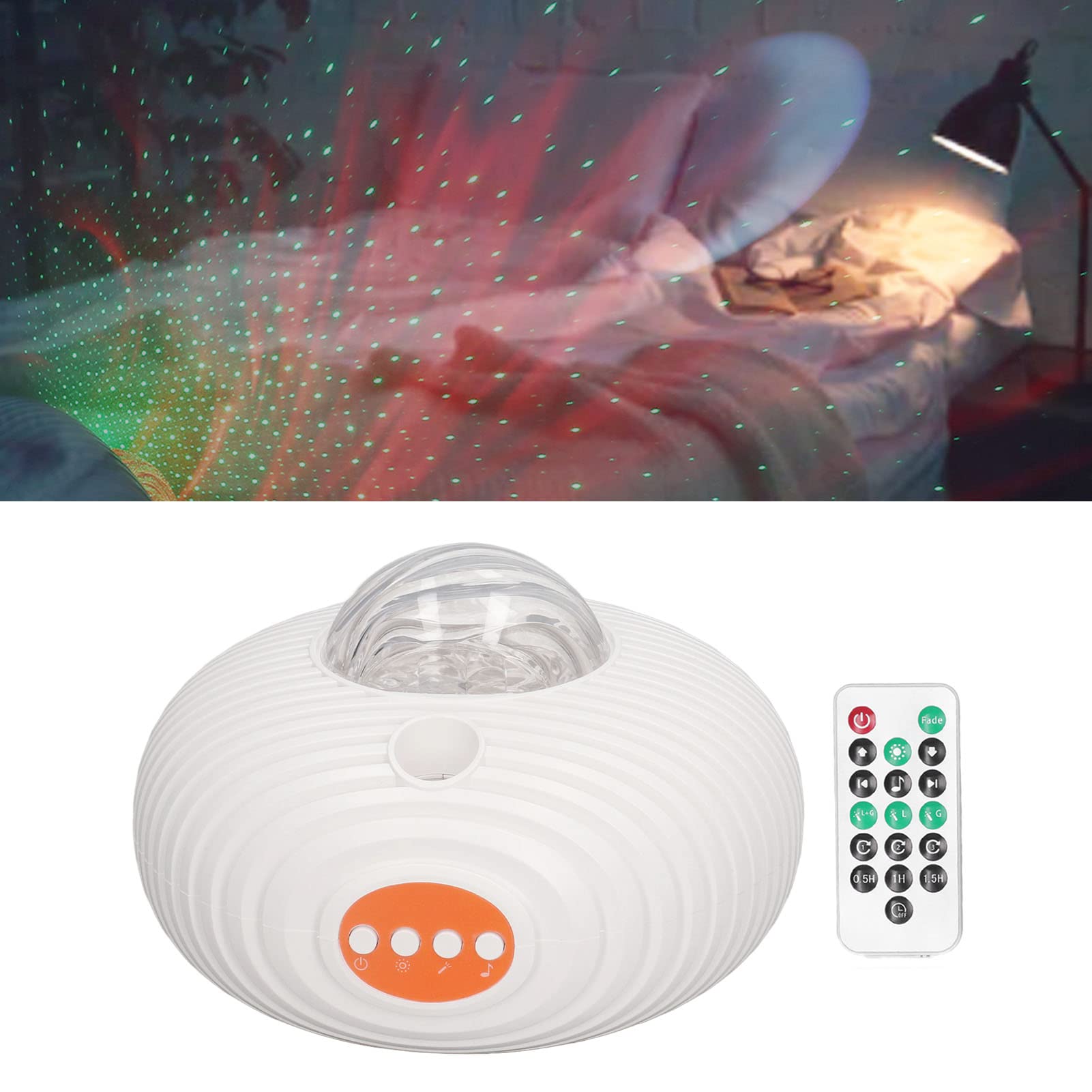 Proyector LED de cielo estrellado, mando a distancia USB, RGB 5, proyector de luz nocturna para adultos para dormitorio