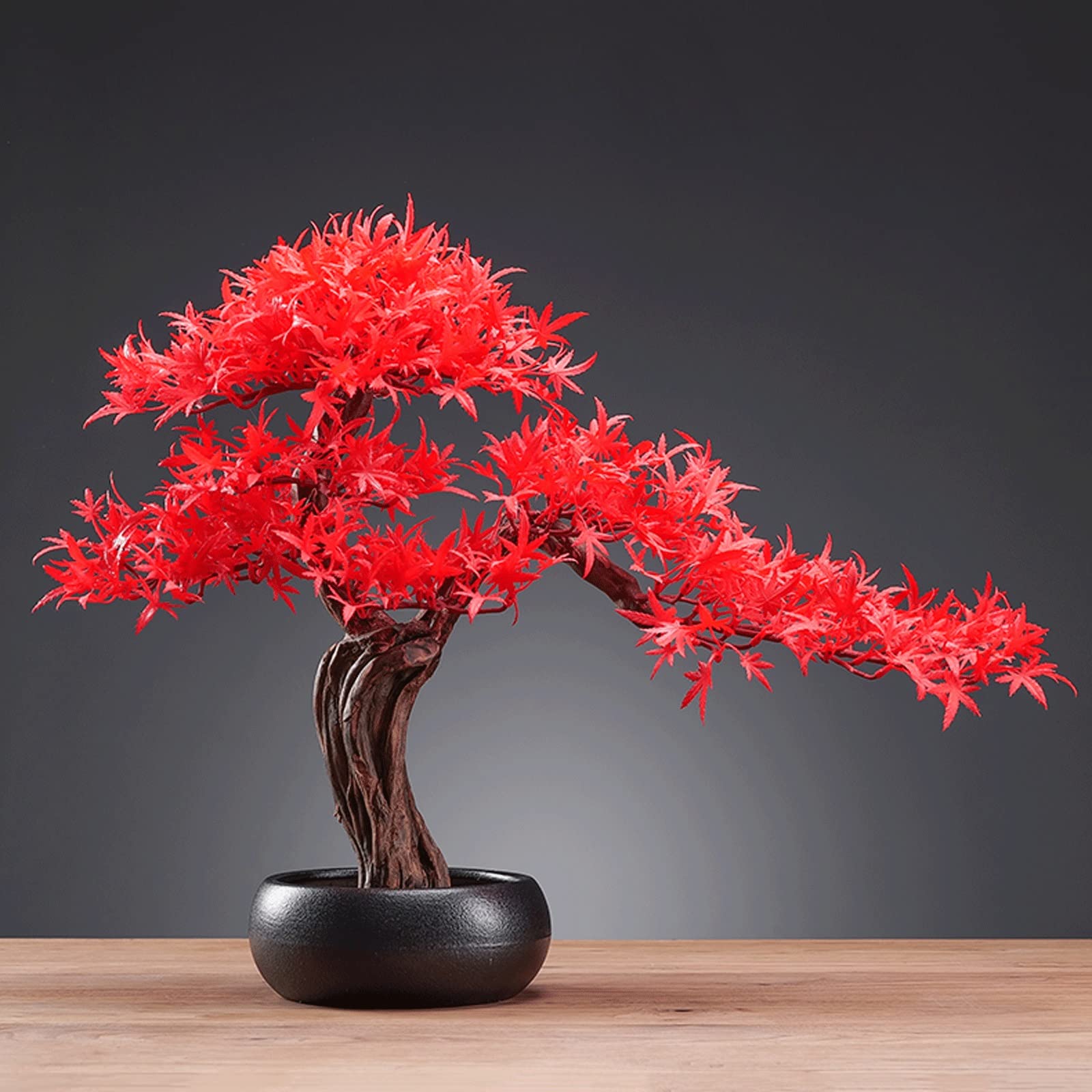 TOMYEUS Piante Artificiali Bonsai Artificiali, Simulazione Pianta in Vaso Fai da Te Bonsai Decorativi, Display da scrivania Falso Albero Ornamenti for casa, Ufficio, Negozio Bonsai Artificiale