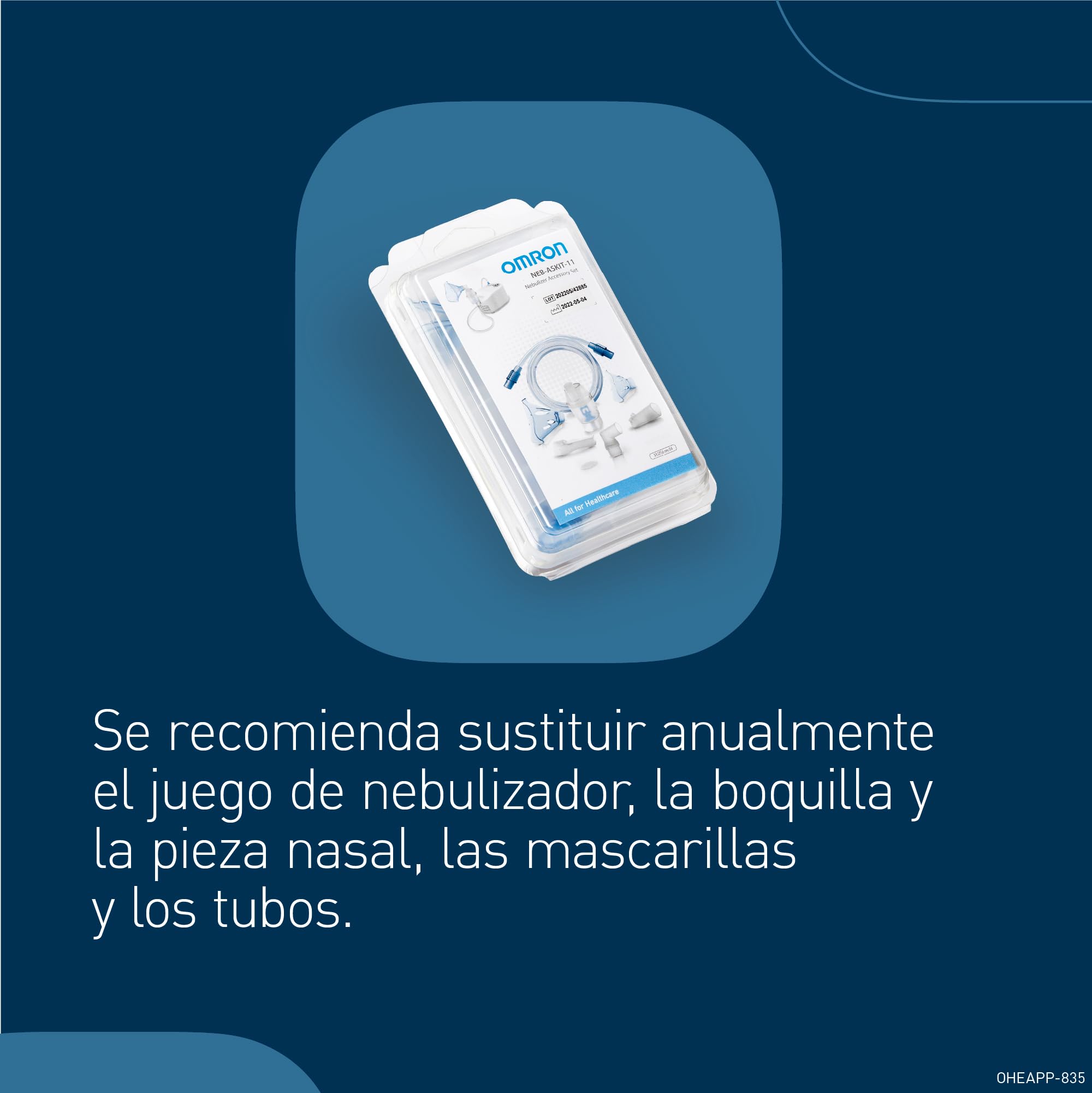 OMRON X101 Nebulizador portátil para adultos y niños. Fácil de usar y limpiar. Nebulizador para el tratamiento efectivo de enfermedades respiratorias como asma, resfriados y alergias