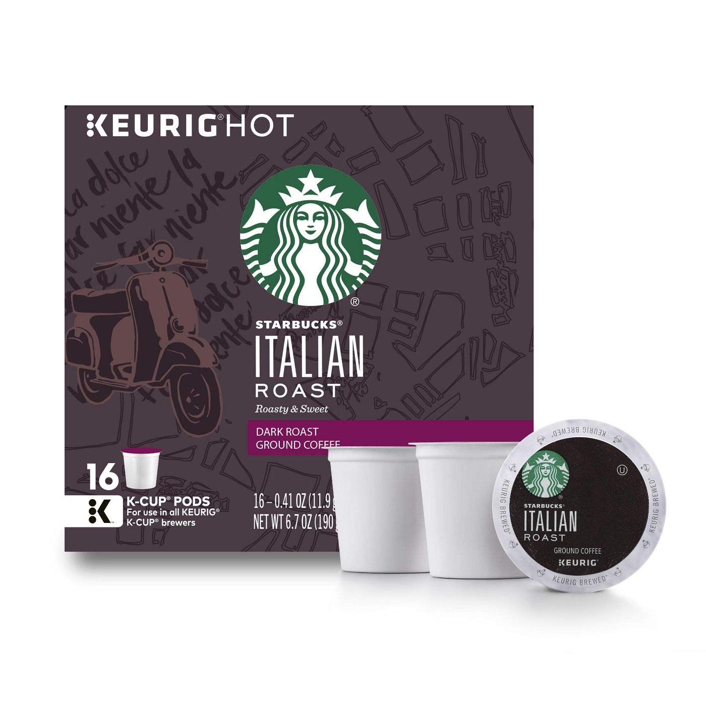 Keurig K-Cup Pod Starbucks Italian 
