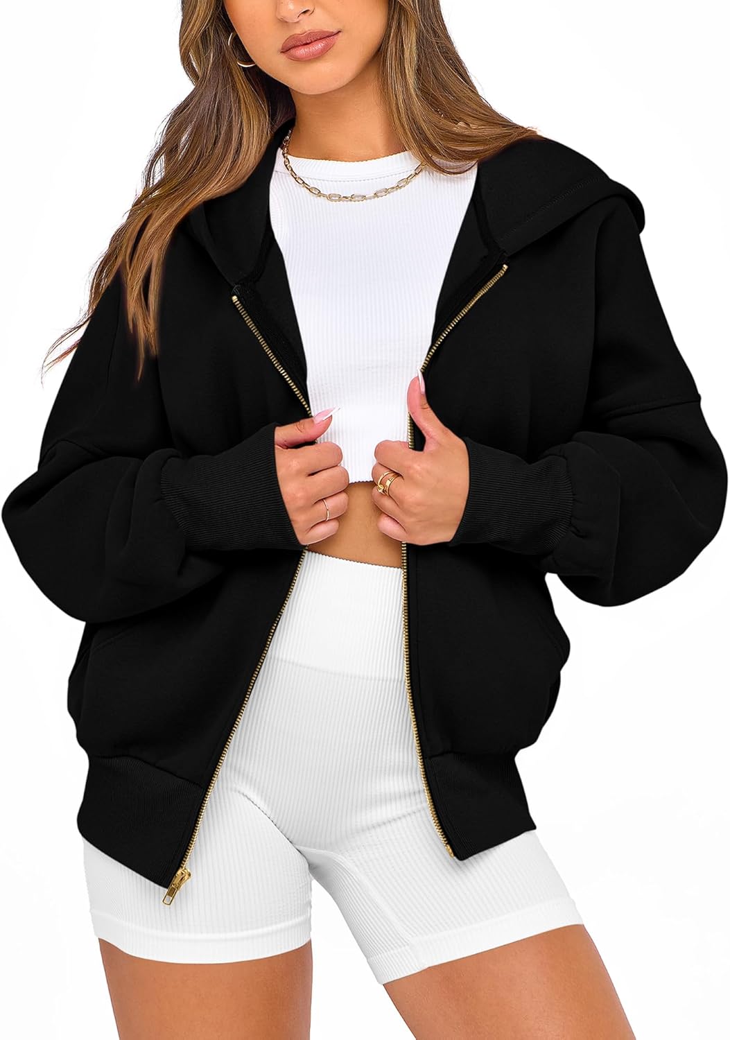 BTFBM Hoodies For Women Spring Clothing 2026 Long Sleeve Zip Up Fleece Fashion Sweatshirts Jacket Y2K Hoodie Fall Fashion - Image 3