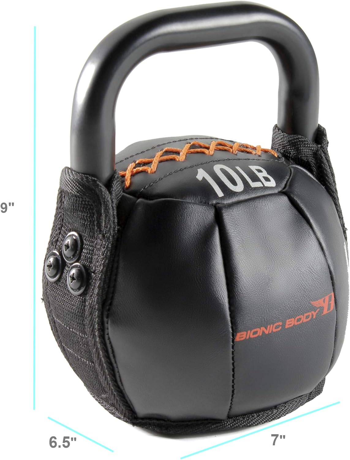 Bionic Body Soft Kettlebell with Handle - 10, 15, 20, 25, 30, 35, 40 Lb. for Weightlifting, Conditioning, Strength and Core Training (BBKB-10) : Everything Else