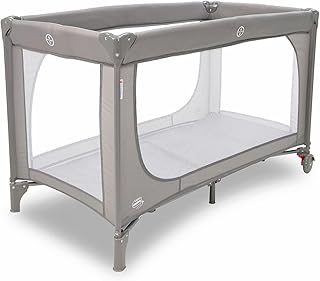 Asalvo - Cuna de Viaje Esencial Gris