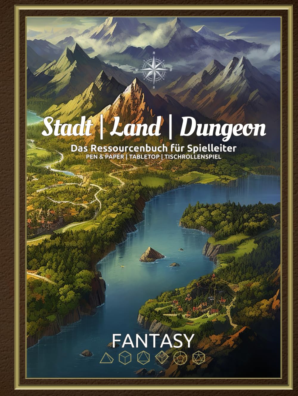 Cartes de donjon fantasy pour MJ avec tables de dés et intrigues