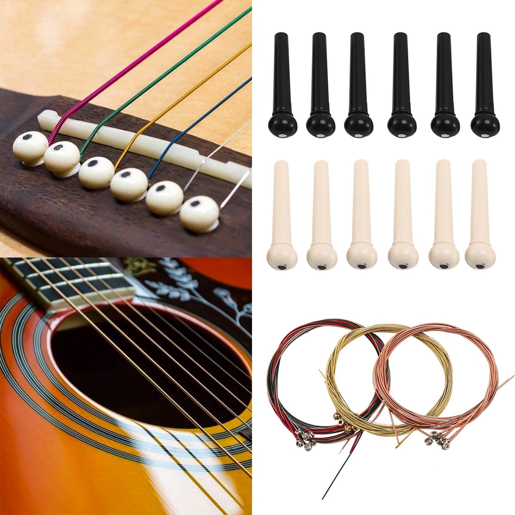 strumenti per la riparazione della chitarra Kit Di Accessori Per Chitarra Strumento Di Cambio Per Chitarra Acustica Per Chitarristi E Chitarristi Principianti