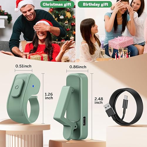 Miniatura 8 de Anillo girador de páginas para Kindle, control remoto para iPhone, iPad, tabletas Android, lectores electrónicos, girador de páginas para Kindle,