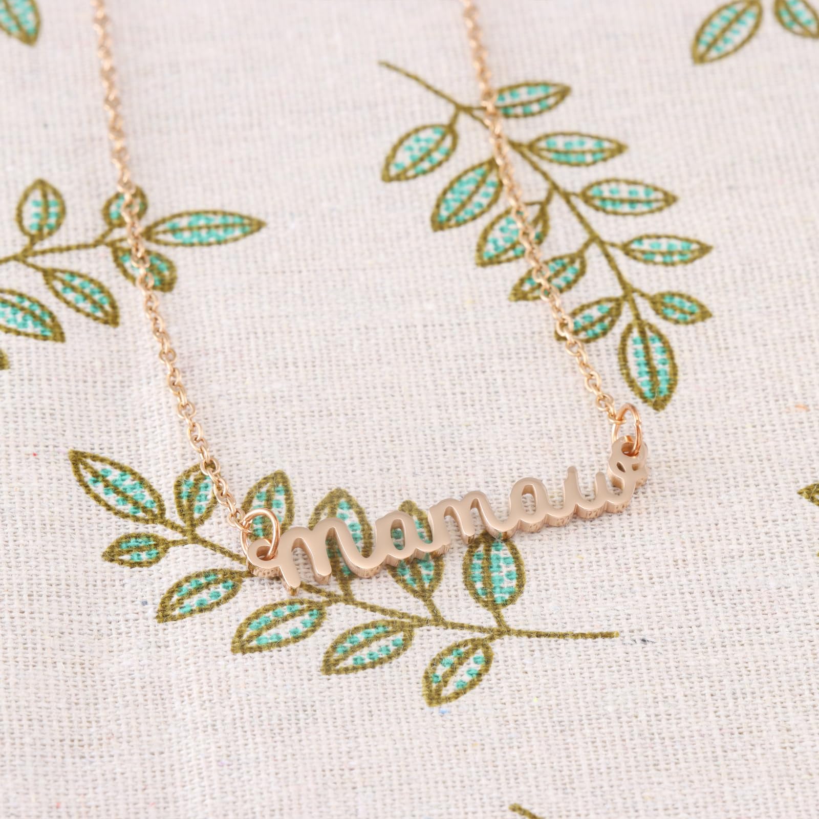 Mamaw Gifts Necklace from Grandkids for Birthday Women Best Mothers Day Jewelry Mamaw Necklace