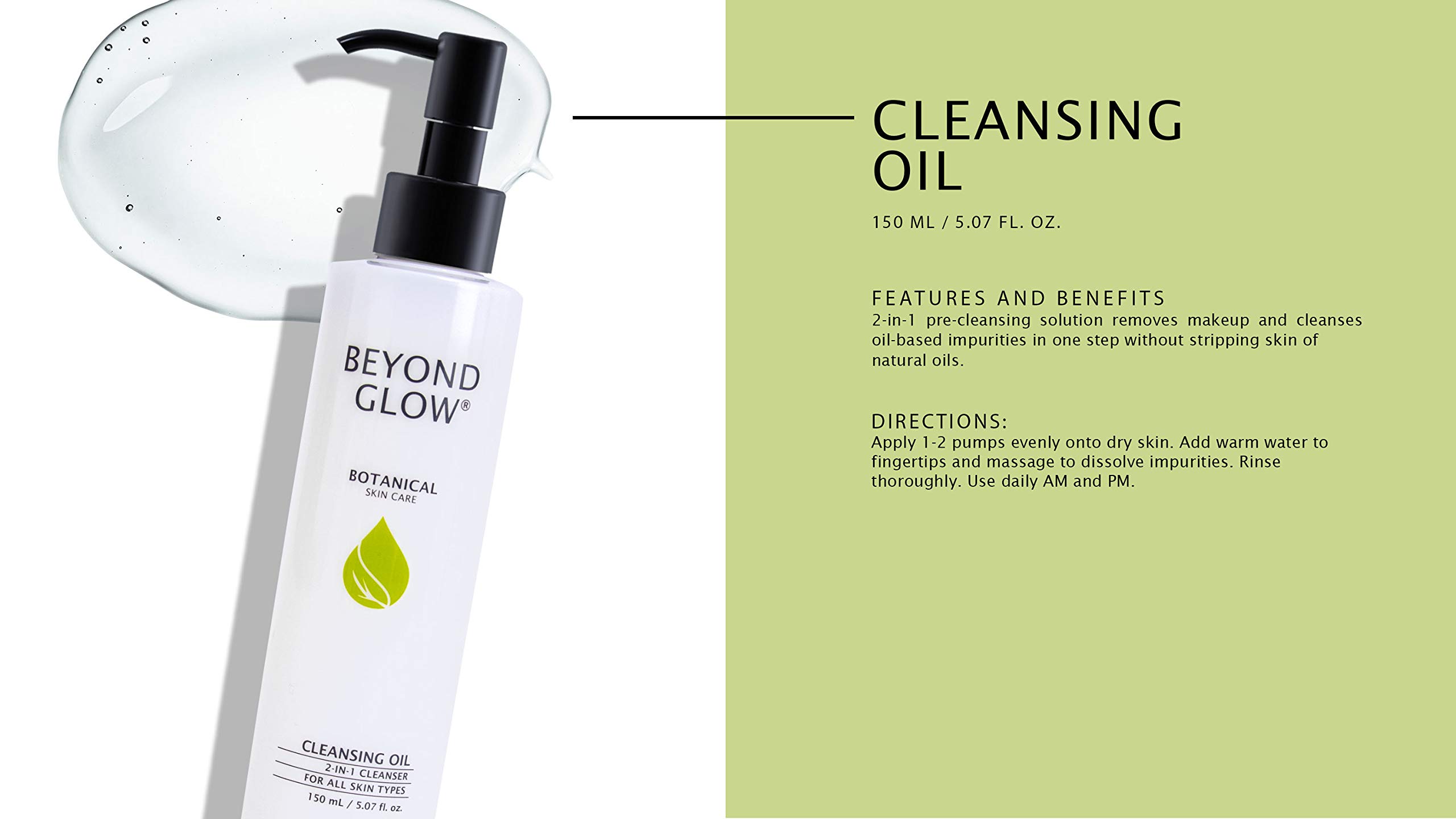 Oil oczyszczający Beyond Glow dla mężczyzn 5,07 oz Olej
