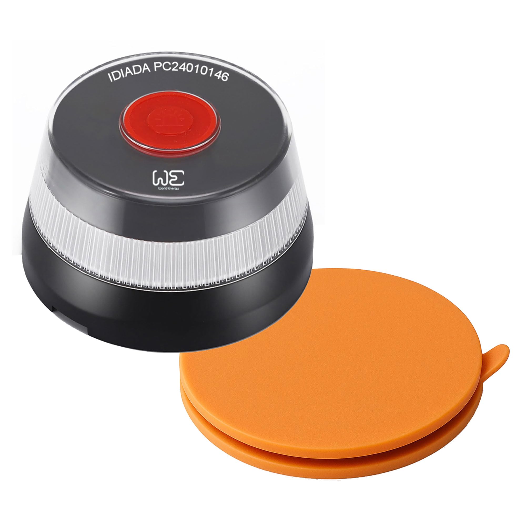 Luz Emergencia Coche DGT 3.0 Homologado Geolocalización Conectada Luz avería Coche GPS y Soporte UNIVERSAL (incluídos con chapa aluminio/techos de cristal)