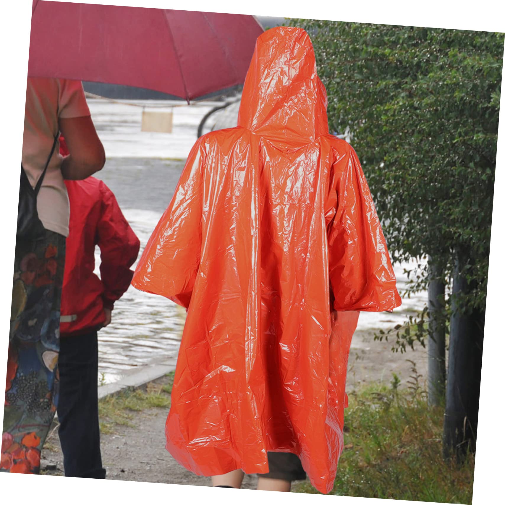 4pezzi Poncho Da Ciclismo Antipioggia Portatile Per Adulti Poncho Da Campeggio Escursionismo Antipioggia Antiusura
