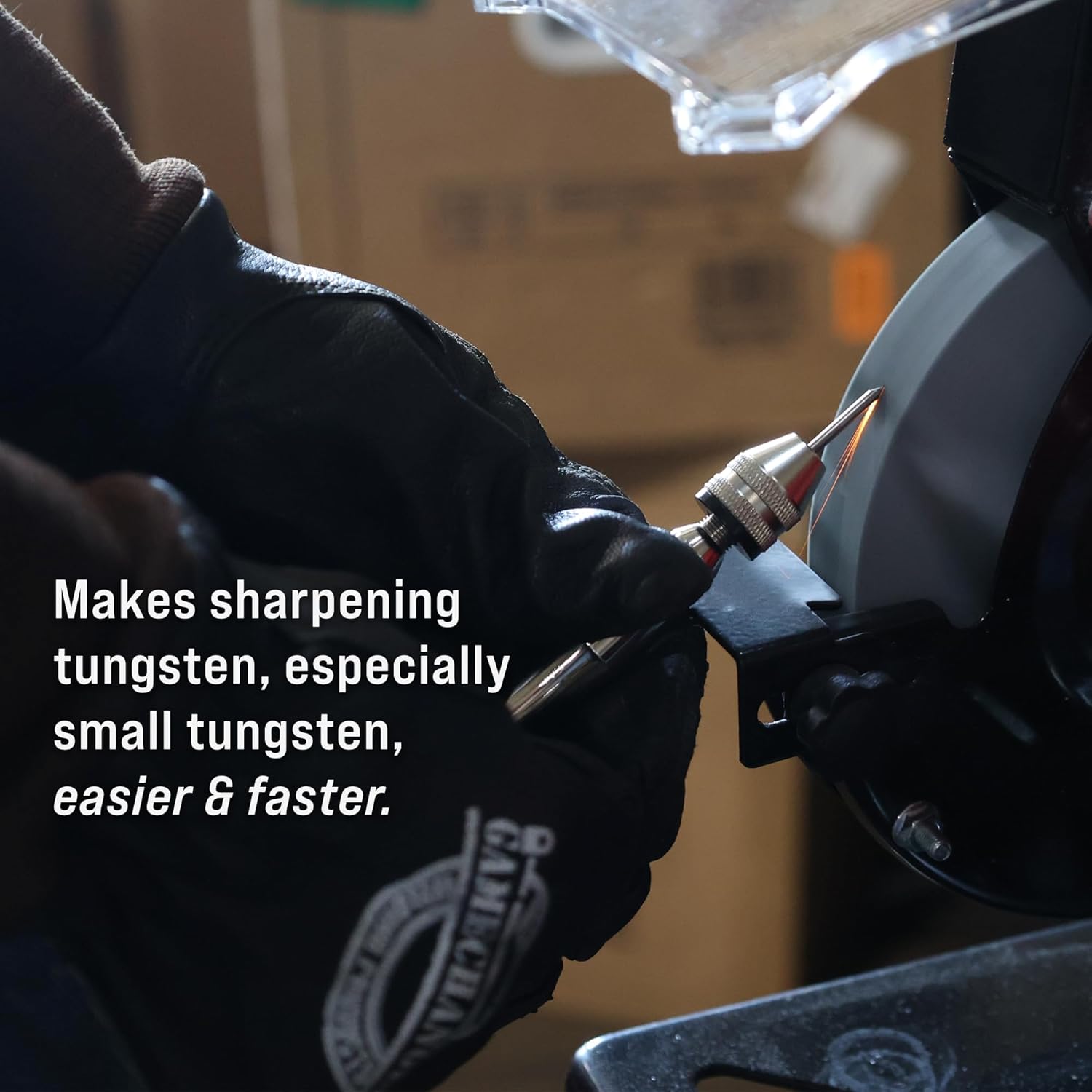 Blue Demon Tungsten Holder, Makes Sharpening Easier, Holds Any Length and Diameter Tungsten