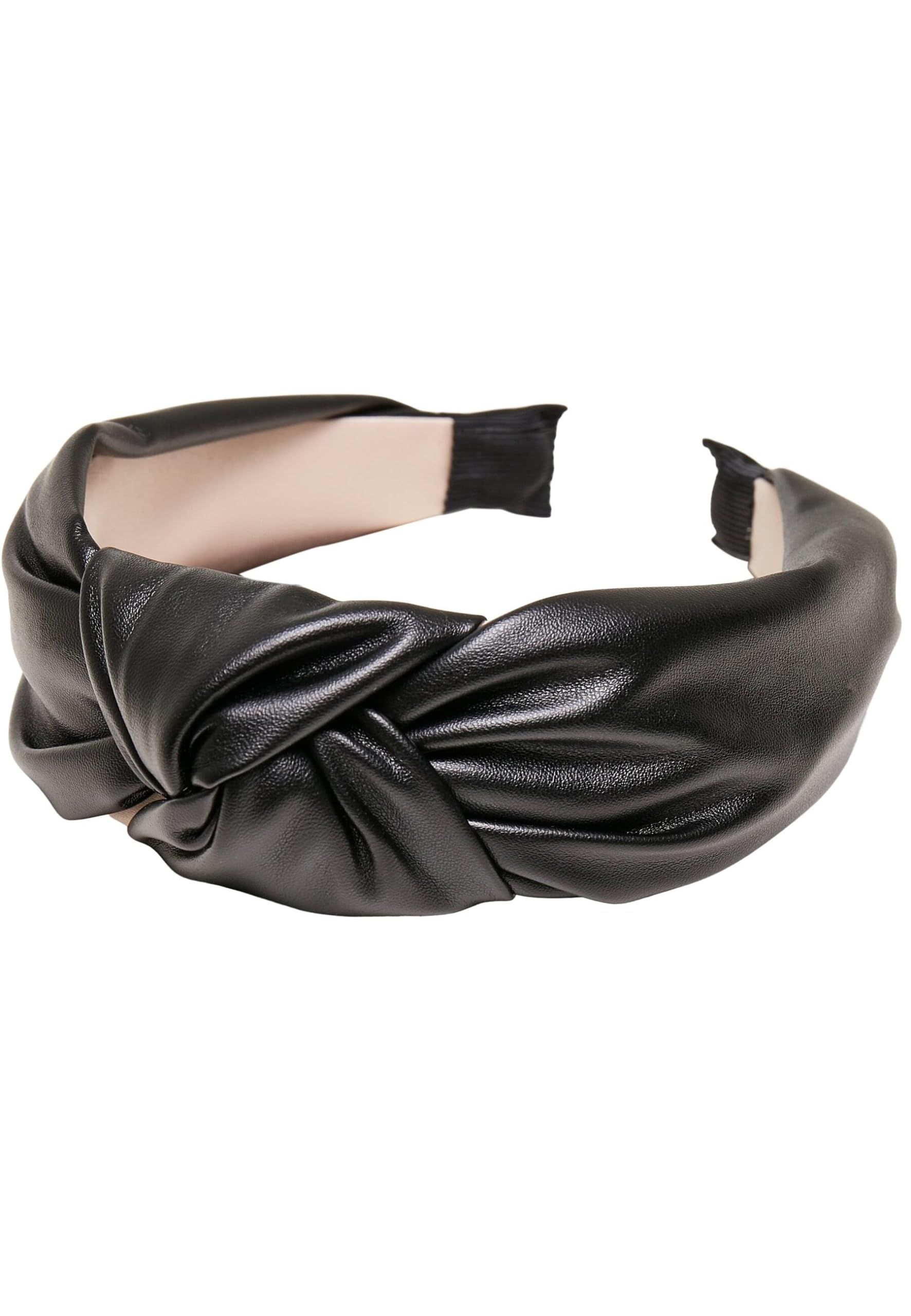 Urban Classics Alice Band Imitation Leather Knot 2-Pack Headband, Black/Grey, One Size, 1 count (Pack of 2) - Image 3
