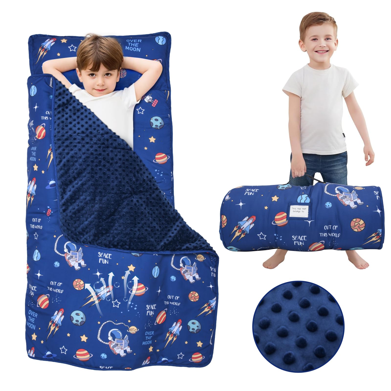 largest toddler nap mat with pillow amp blanket 5513939x 233939 soft toddler sleeping mat roll up portable nap mats for preschool daycare kids nap mat slumber bags for boys girls