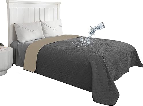 Easy-Going Funda de cama de perro 100% impermeable, reversible, a prueba de fugas, lavable, protector de muebles para mascotas, niños, perros, gatos