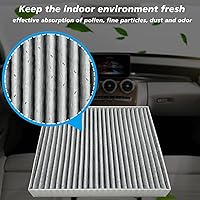 Vista 3 de para Filtro de Aire de Cabina JM277 Compatible con QX50 2019-2025, QX55 2022-2025, QX60 2022-2025, Altima 2019-2025, Rogue 2021-2025, Sentra