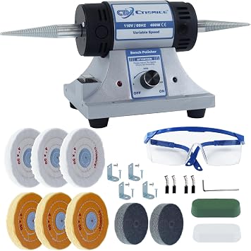 Jewelry Bench Polisher 450W Motor