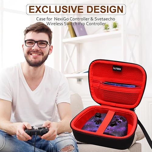 Vista 38 de LTGEM Controller Case Compatible with Xbox Core/Xbox Elite Series 2 Core/PlayStation DualSense/GameSir G7 SE/PowerA Gaming Controller, Blue