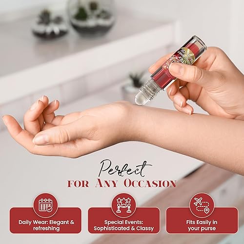 Miniatura 6 de MOBETTER FRAGRANCE OILS' Candy Apples In Winter Perfume Aceite Corporal Fragancia Aceite Corporal de Manzana Caramelo y Naranja, Larga Duración,