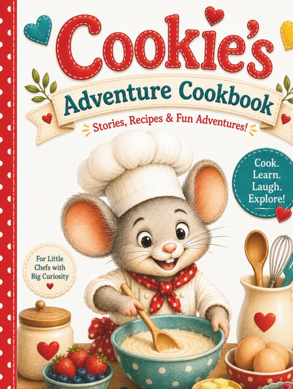 Cookie's Adventure Cookbook: Stories, Recipes & Fun Adventures for Little Chefs with Big Curiosity