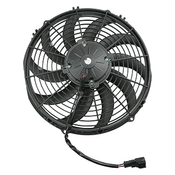 12 Volt 12 Inch 1451 CFM Puller Fan Condenser Fan Replacement for 781560 78-1560 Fit for Thermo King Tripac & Evolution APU