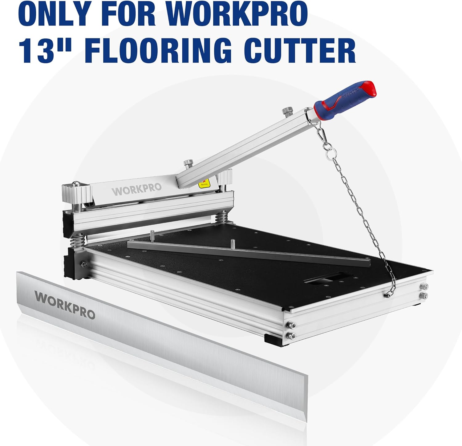 WORKPRO 13" Flooring Cutter Replacement Blade, Great Tungsten Blade Cutter for Laminate Vinyl Multi-layer Floor, LVT, LVP and Vinyl Plank