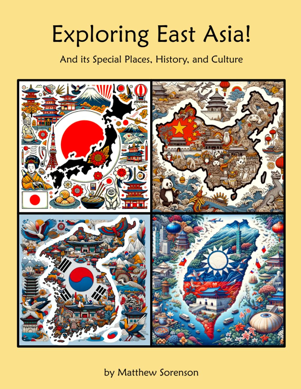 Exploring East Asia: A 4-in-1 Activity Workbook for Curious Kids (Ages 6–12): Discover Japan, China, South Korea & Taiwan Through Fun Quizzes, Culture, and Geography! (Exploring the World Bundles)