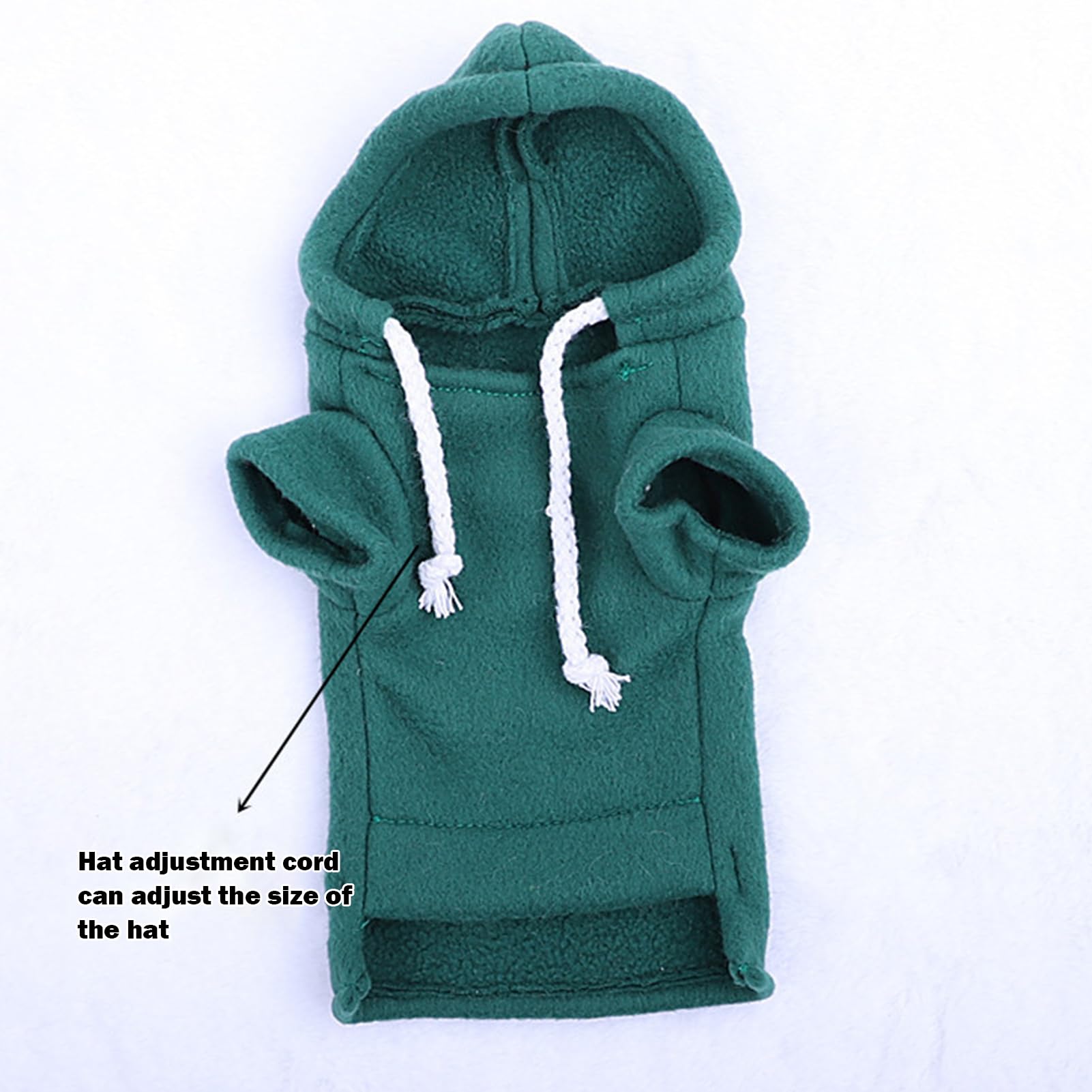 Sudadera Con Capucha Para Hurones Y Mascotas Pequeñas | Forro Polar Cálido | Diseño Cerdito Divertido