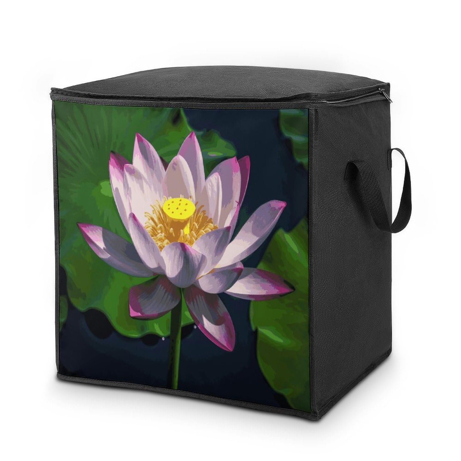 Fekiloot Style Lotus2 Storage Bags With Reinforced Handles,Moving Bag With Zipper,Closet Organizers,Compression Packing Cubes