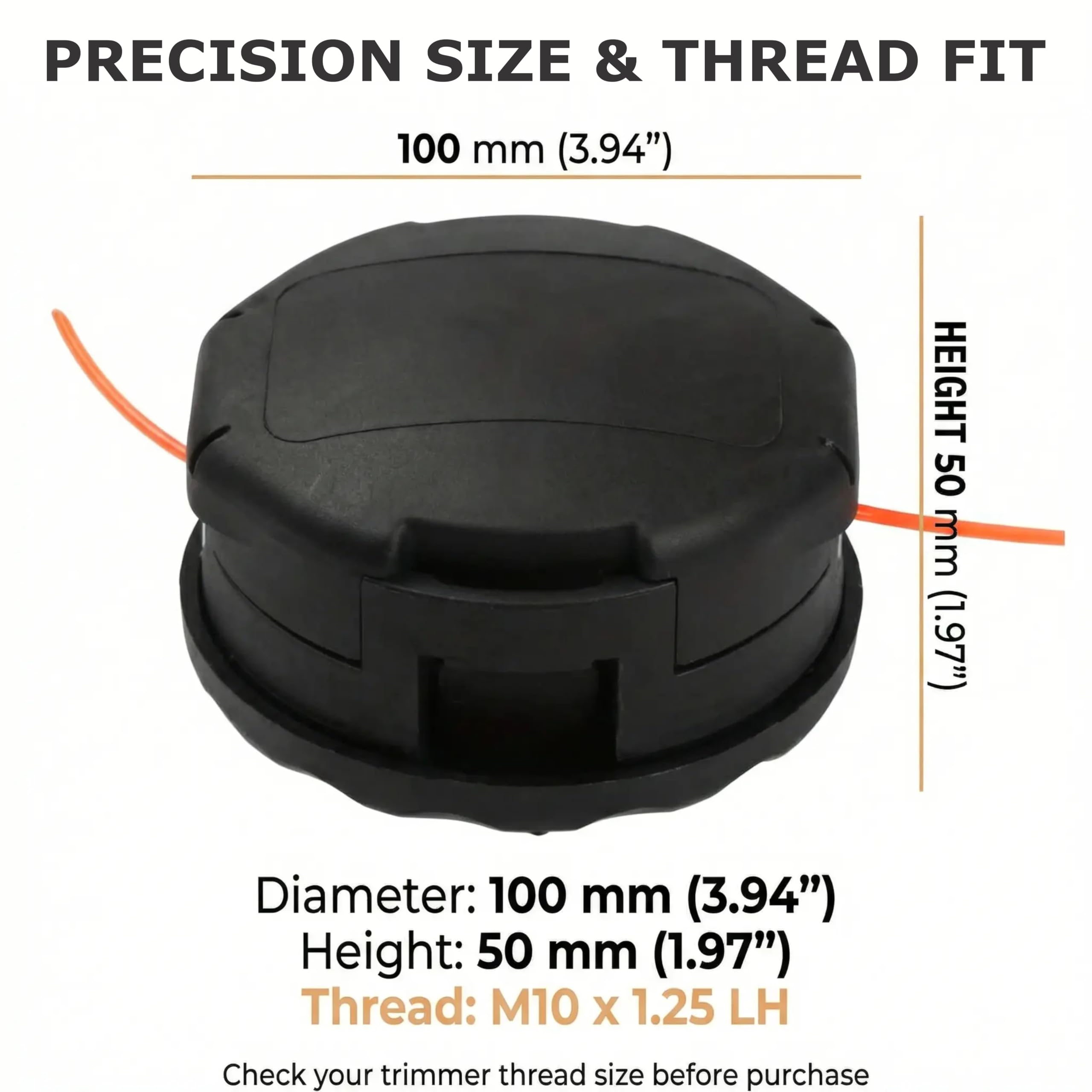 Cabezal de corte universal Speed Feed 400, se adapta a todos los modelos SRM, reemplazo de carga rápida para cortadoras de cuerdas de jardín, accesorio de cortasetos multimodelo