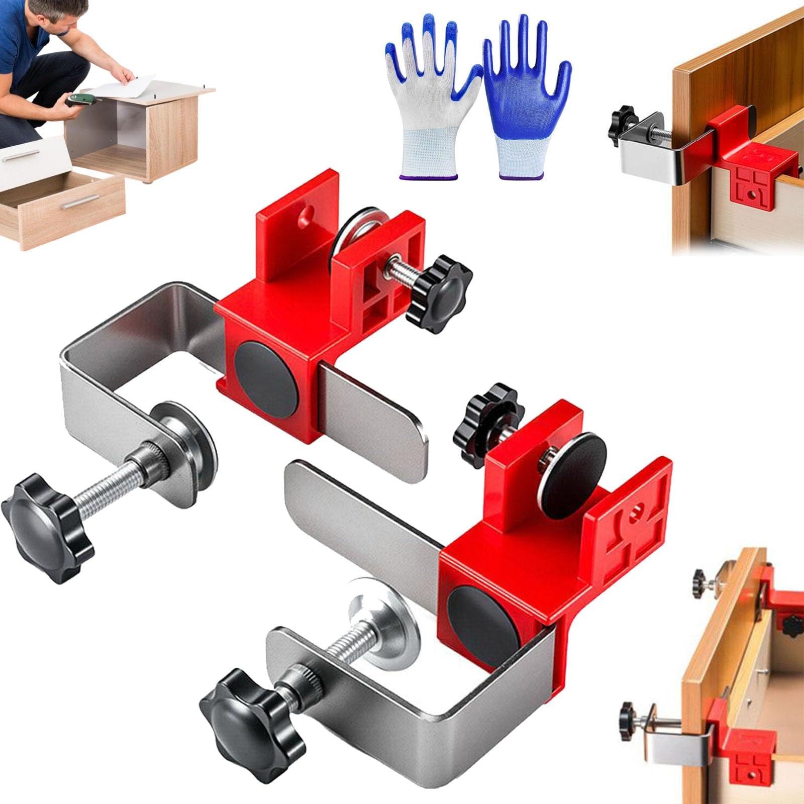 Drawer Installation Fixing Clip Handle Steel Drawer Installation Clamping Fixing Woodworking Clip Tool Specific