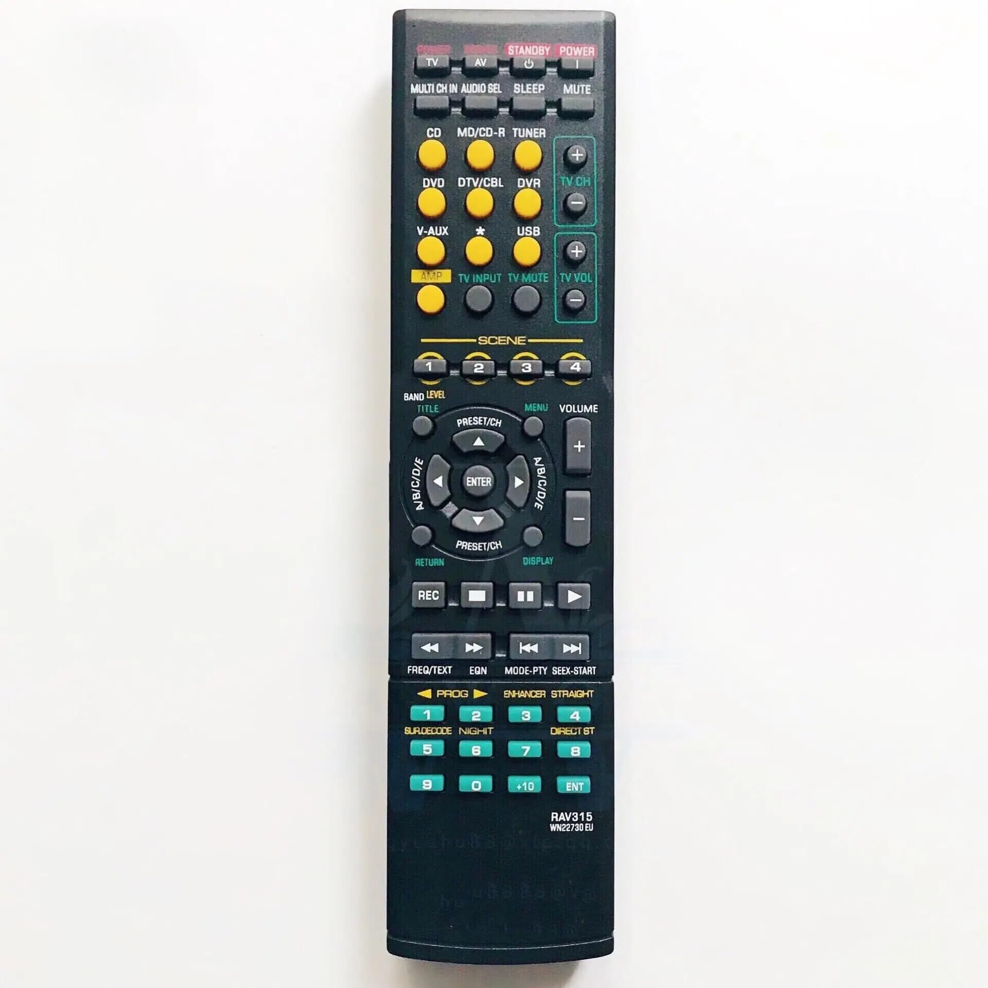 Nowy pilot zdalnego sterowania do amplitunera audio-wideo stereo Yamaha RX-V459 RX-V663 RX-V863 RX-V461 RX-V650 RX-V730RDS RX-V3800