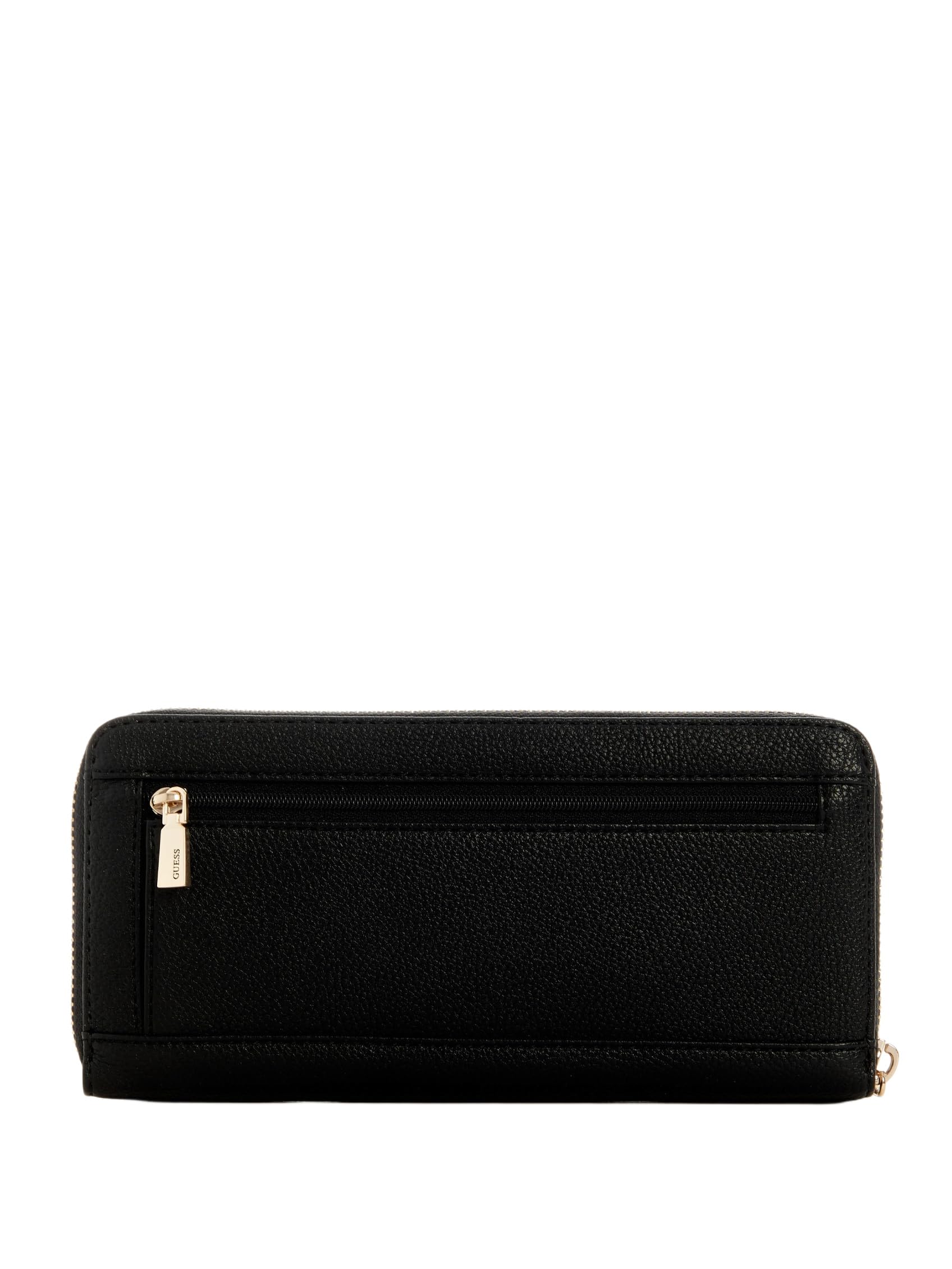 GUESS portafoglio Gregoria SLG Large Zip Around Wallet Black nero