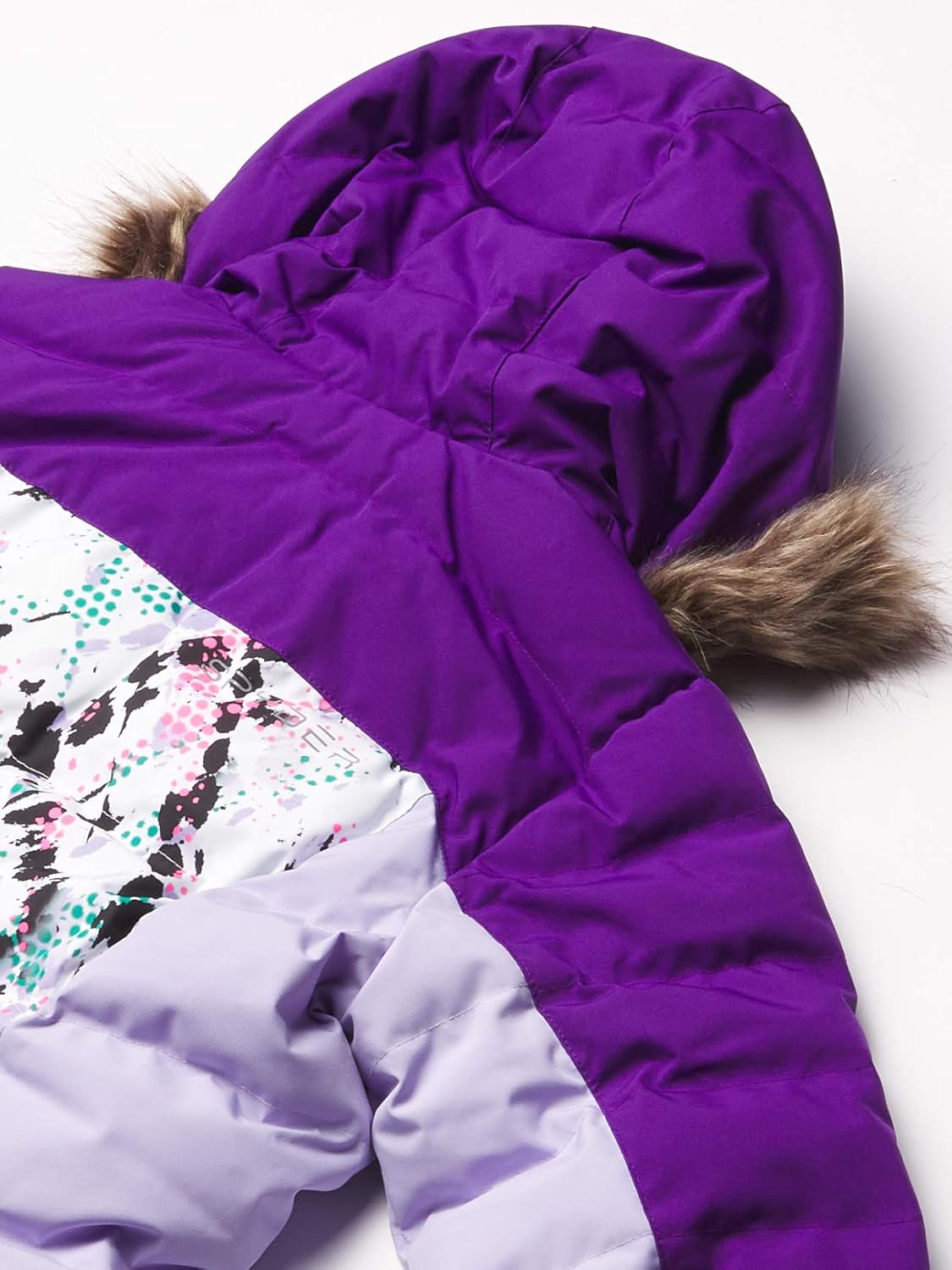 Spyder Kids Girl's Atlas Synthetic Down Jacket (Big Kids) Impress Print 14 Big Kids