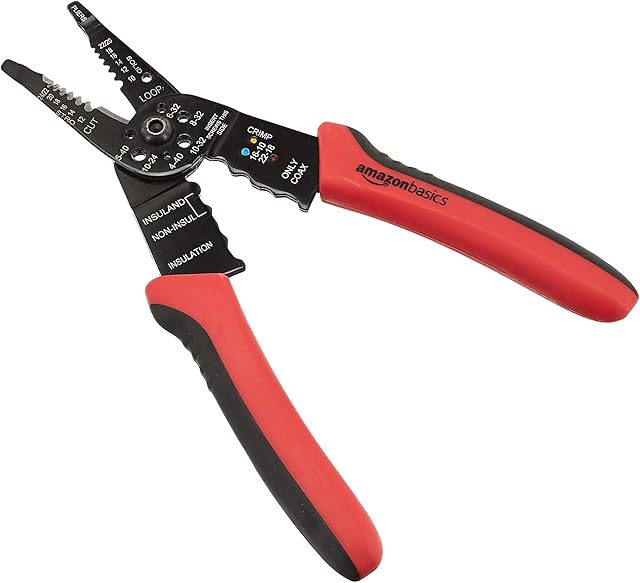 Amazon Basics Multi-Purpose Wire Stripper and Cutter