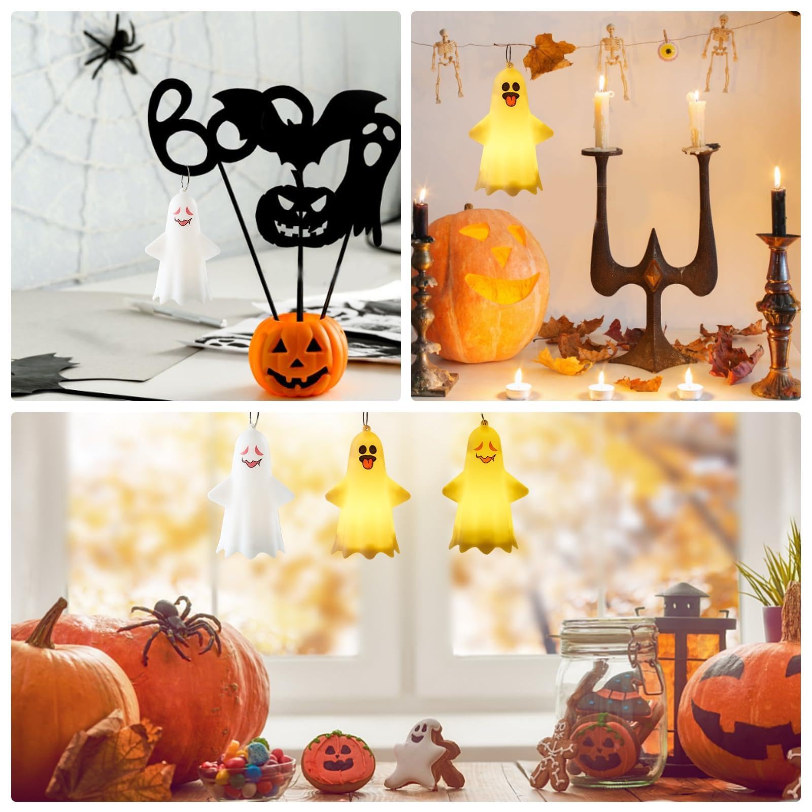 Amazon.co.jp: ハロウィン 飾り おばけ 幽霊ライト 光るおもちゃ