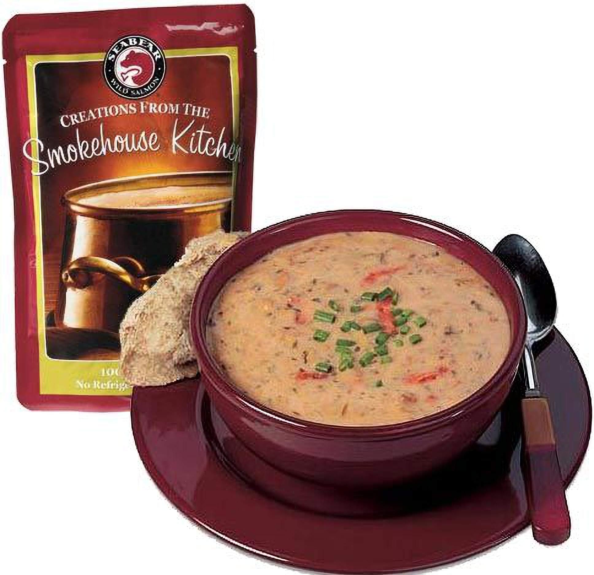 Smoked Wild Alaskan Salmon Chowder (One 12 oz. pouch)
