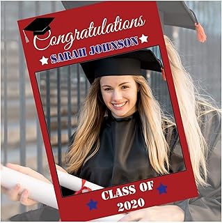 Large Photo Booth Frame, 2020 Party Decorations, Class of 2020 Photo Booth Props, College Graduation Party Favors, High School Graduation Photo Props, Photo Booth Supplies Sizes 36x24, 48x36